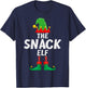 The Snack Elf Matching Family Christmas T-Shirt - T-Shirt | Navy