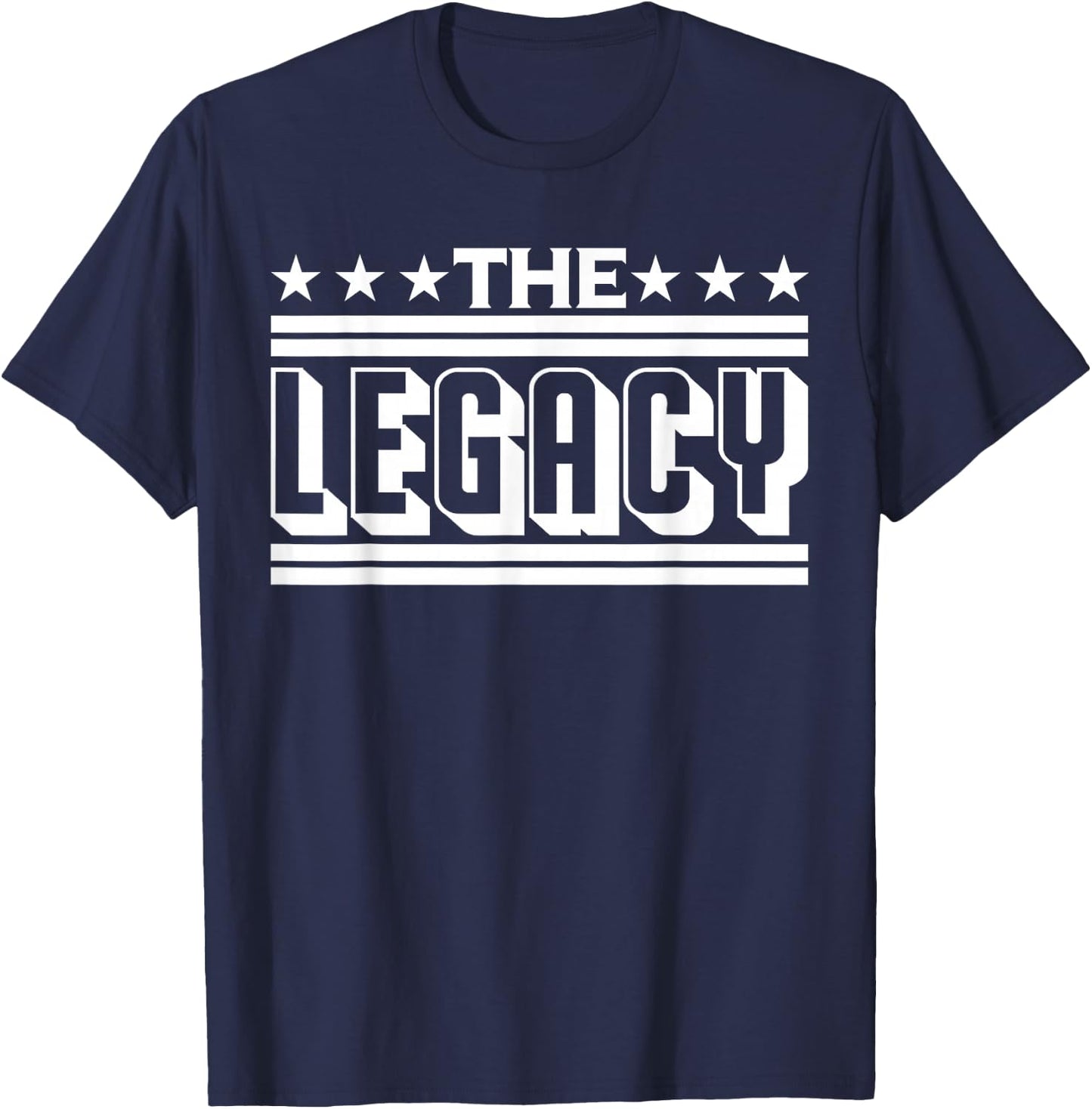 The Legend The Legacy Matching Father son Father’s day T-Shirt - T-Shirt | Navy
