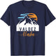 Valdez AK Sunrise Sunset & Mountains Outdoor Adventure T-Shirt - T-Shirt | Navy