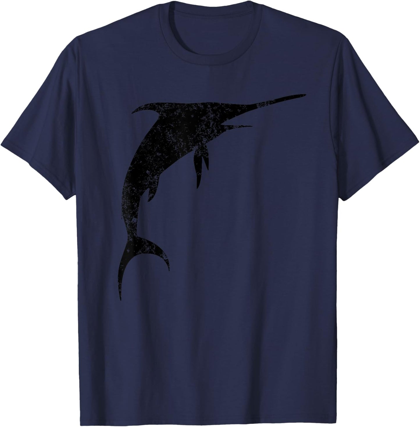 Swordfish Shirt - Vintage Swordfish T-Shirt - T-Shirt | Navy