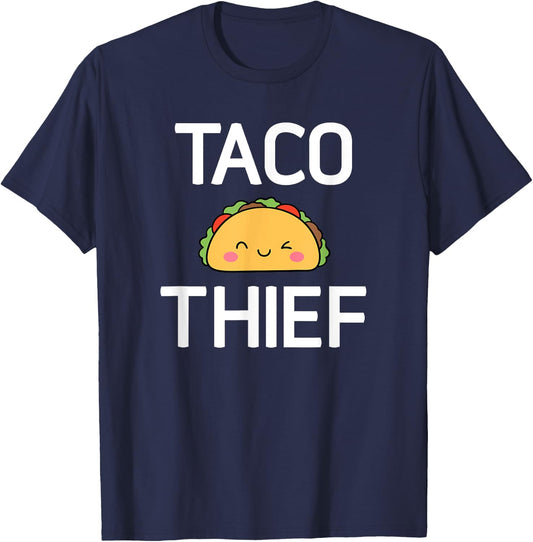 Taco Thief, Funny, Jokes, Sarcastic T-Shirt - T-Shirt | Navy
