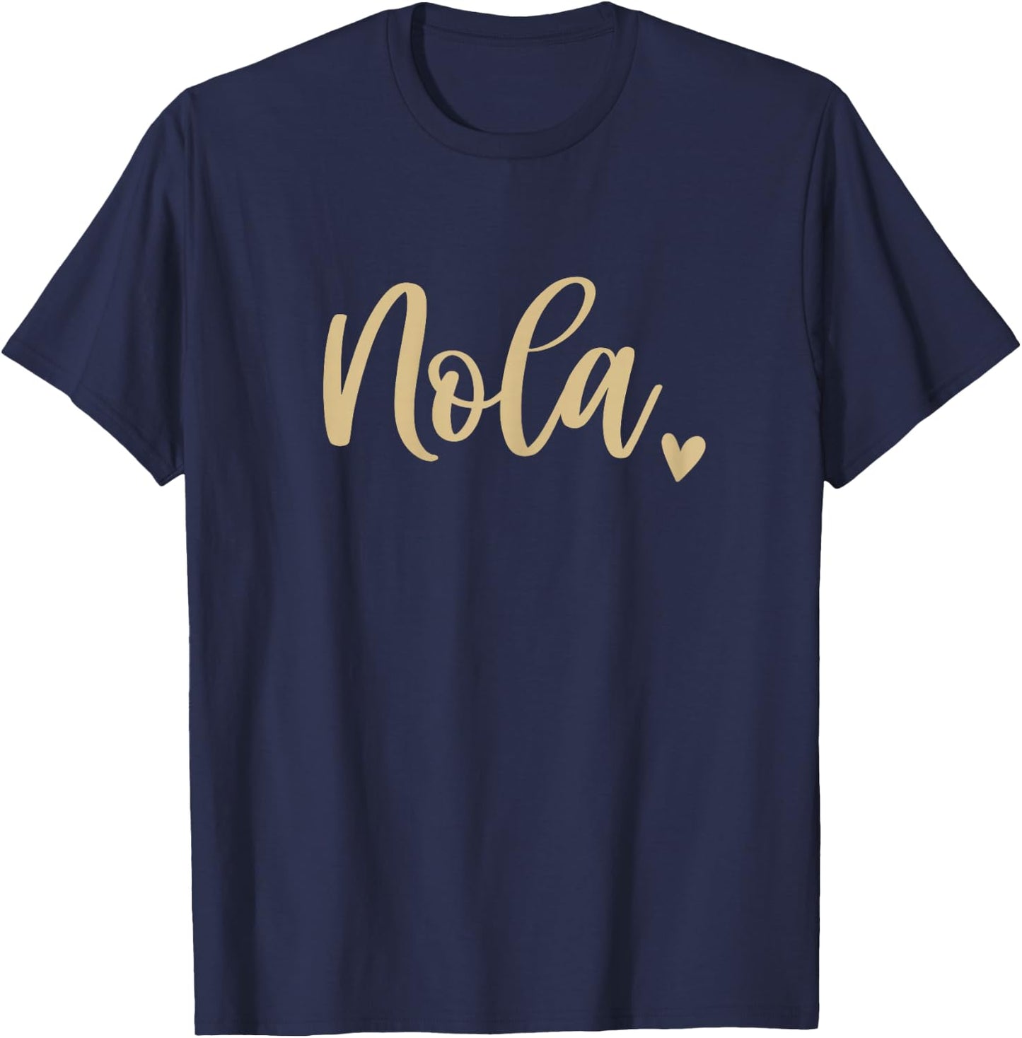 Nola New Orleans Cute T-Shirt - T-Shirt | Navy
