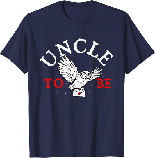 Uncle To Be - Gender Reveal Party Baby Shower Pregnancy T-Shirt - T-Shirt | Navy