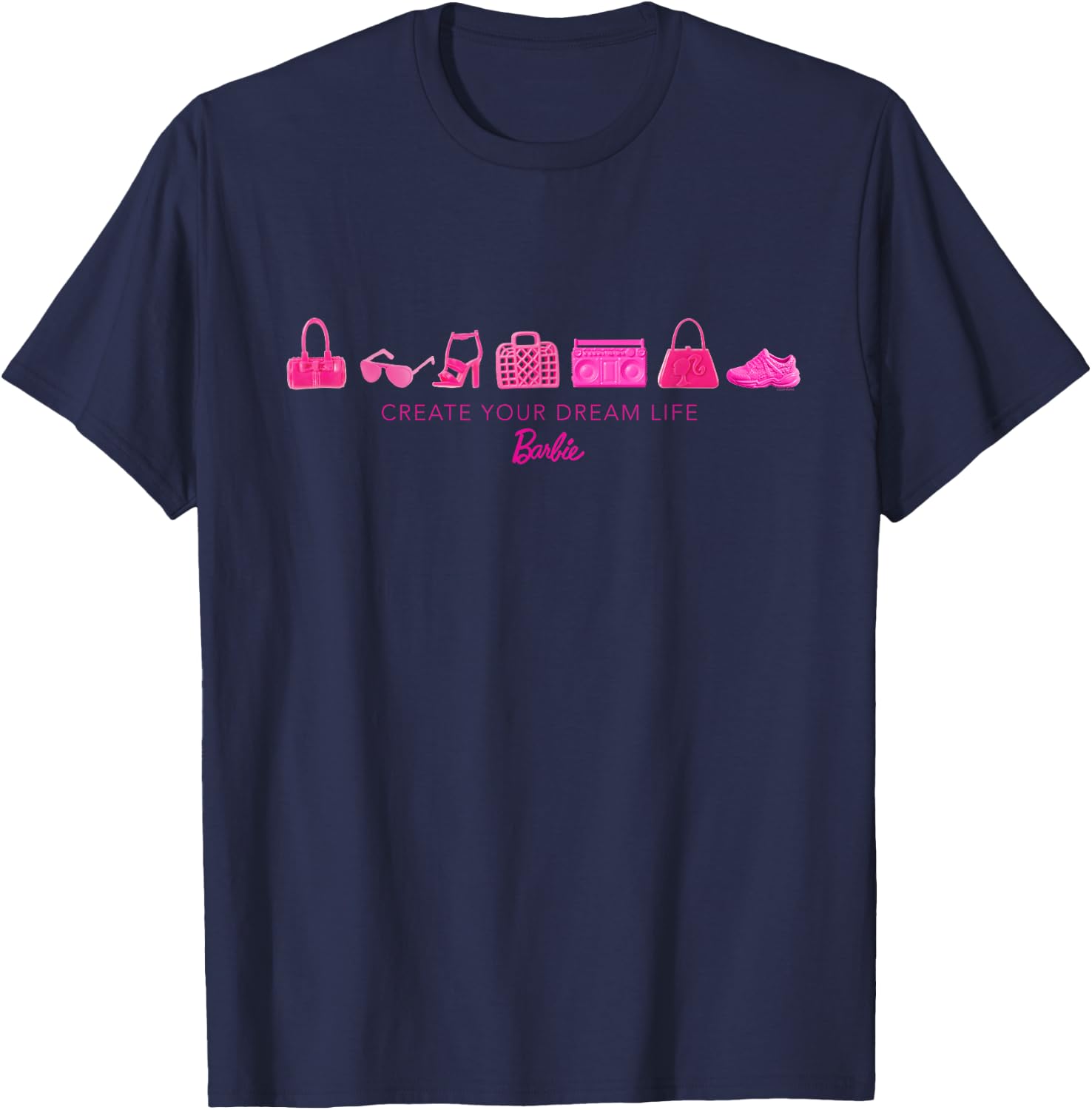 Barbie - Create Your Dream Life T-Shirt - T-Shirt | Navy