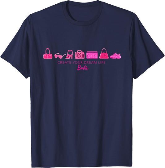 Barbie - Create Your Dream Life T-Shirt - T-Shirt | Navy