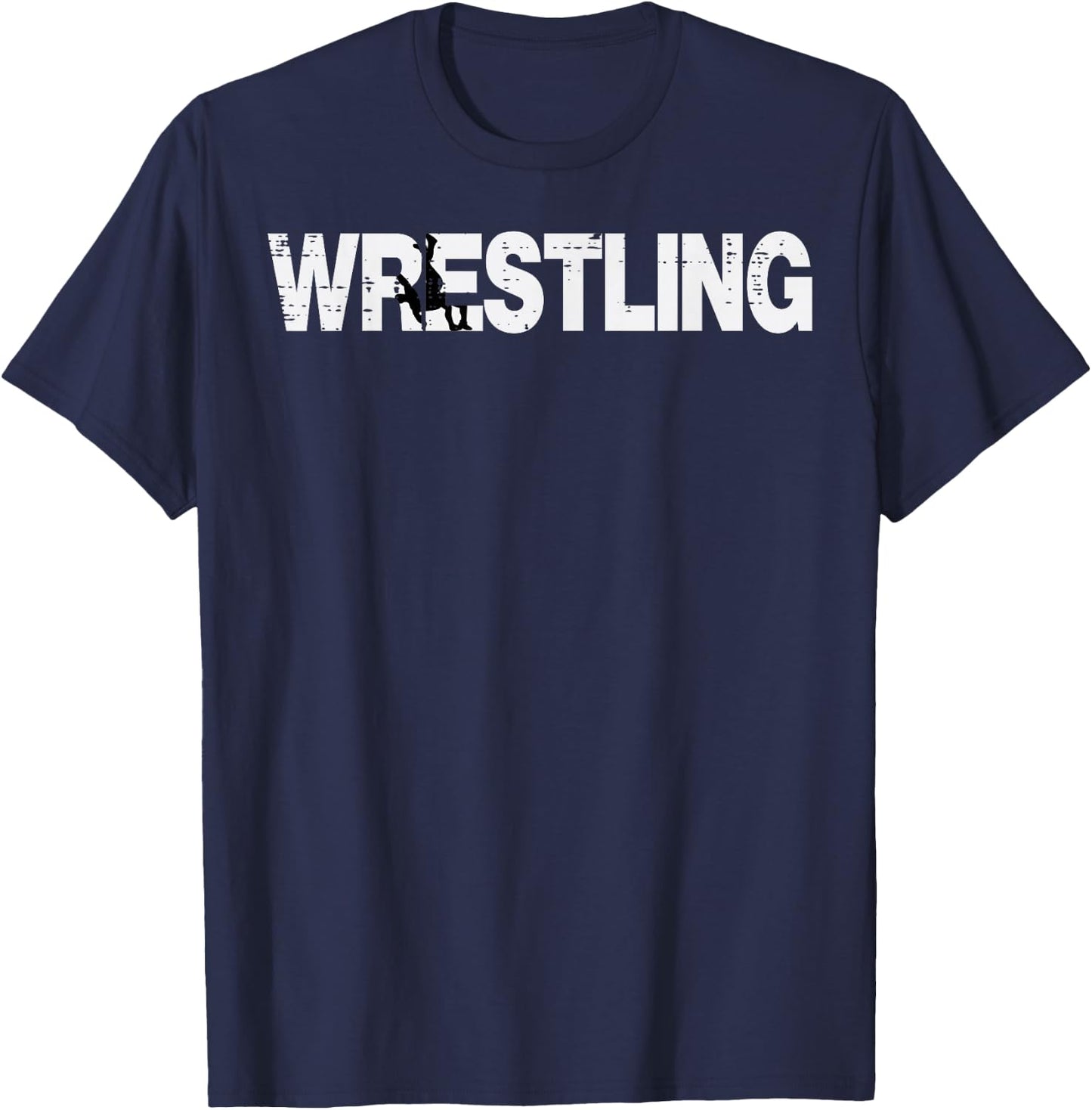 Wrestling Wrestler Sports Martial Arts Coach Men Women Kids T-Shirt - T-Shirt | Navy