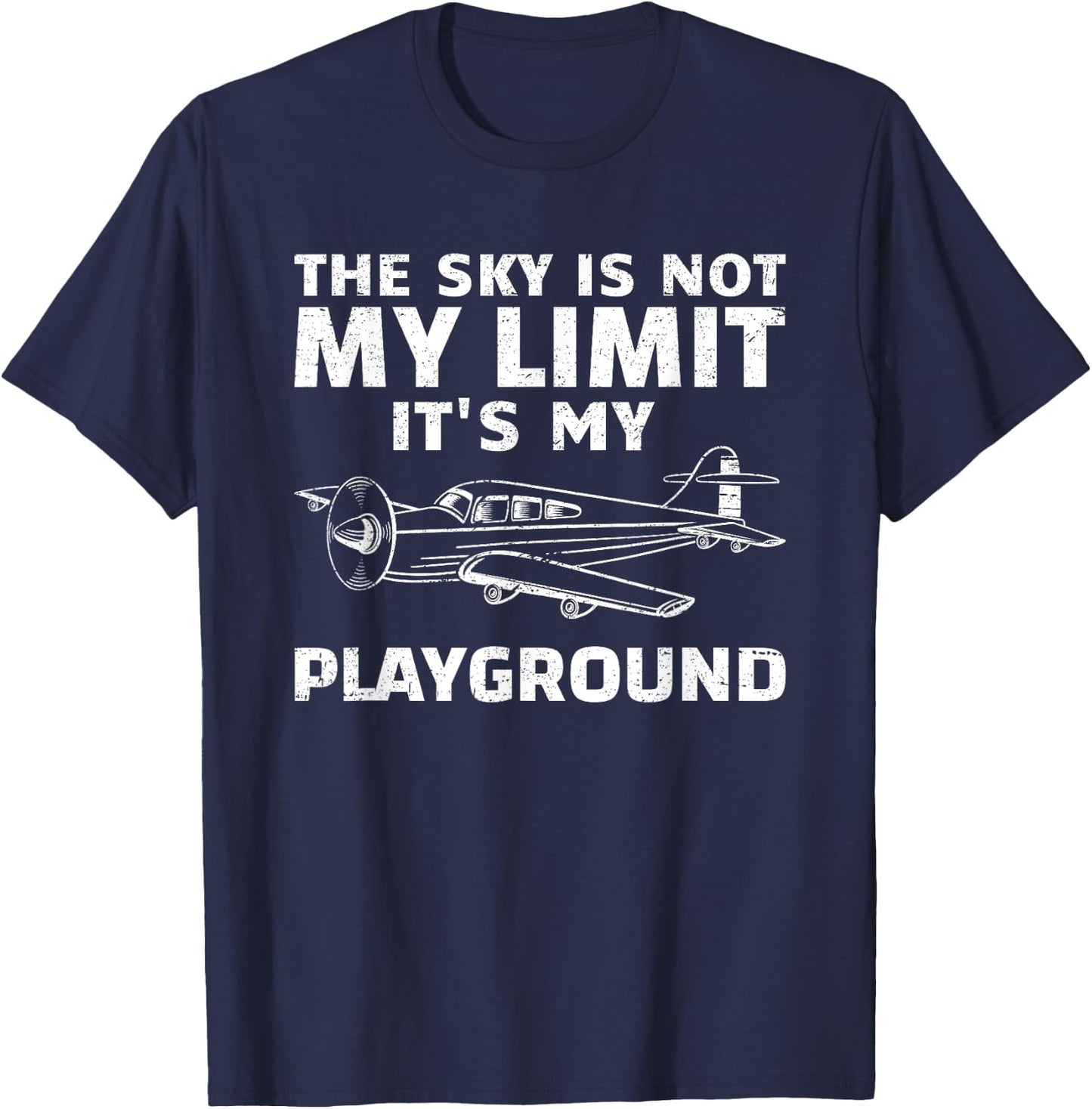 Funny Airplane Women Aviation Pilot Airplane Lovers T-Shirt - T-Shirt | Navy