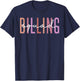 Billing Squad Medical Billing Specialist Clinical Coder T-Shirt - T-Shirt | Navy