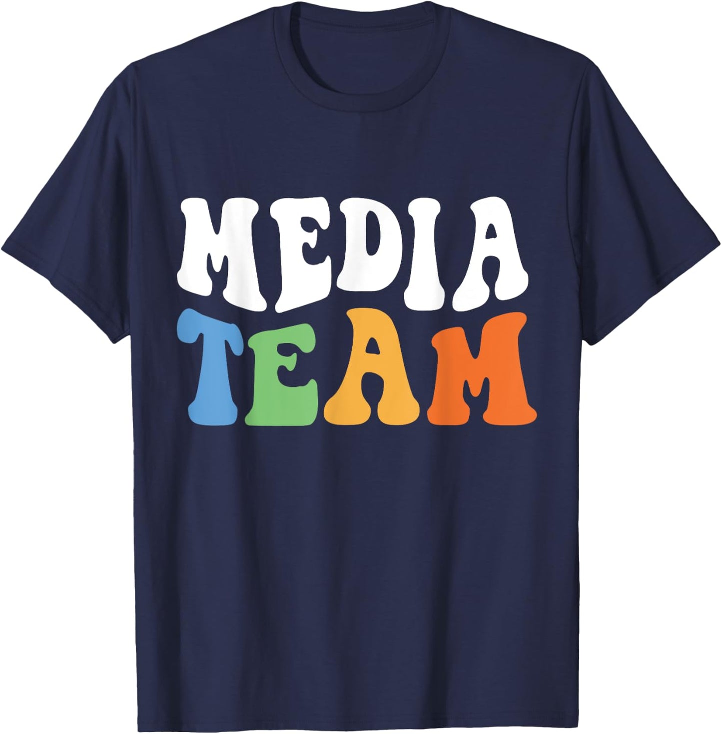 Digital Content Creator Editor PR Media Team T-Shirt - T-Shirt | Navy