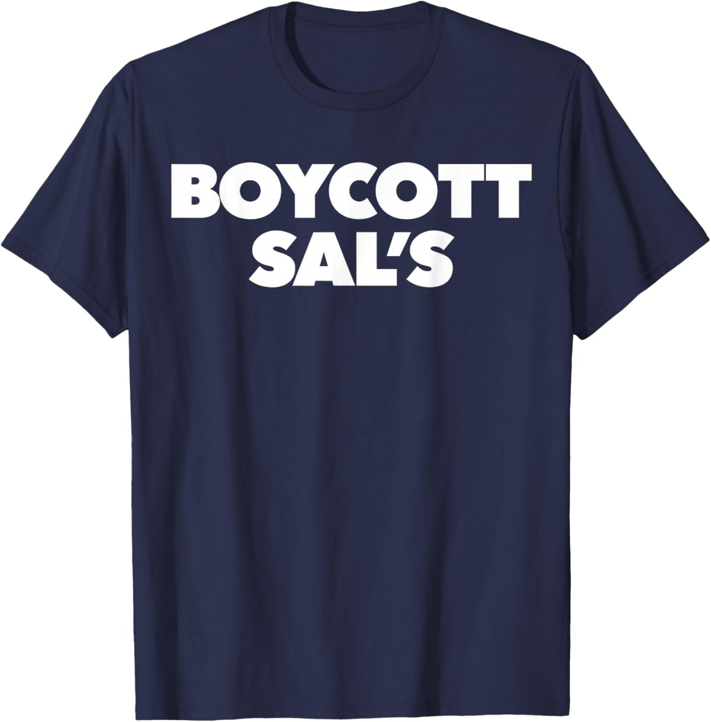 BOYCOTT SAL'S Funny BOYCOTT SAL'S Women T-Shirt - T-Shirt | Navy
