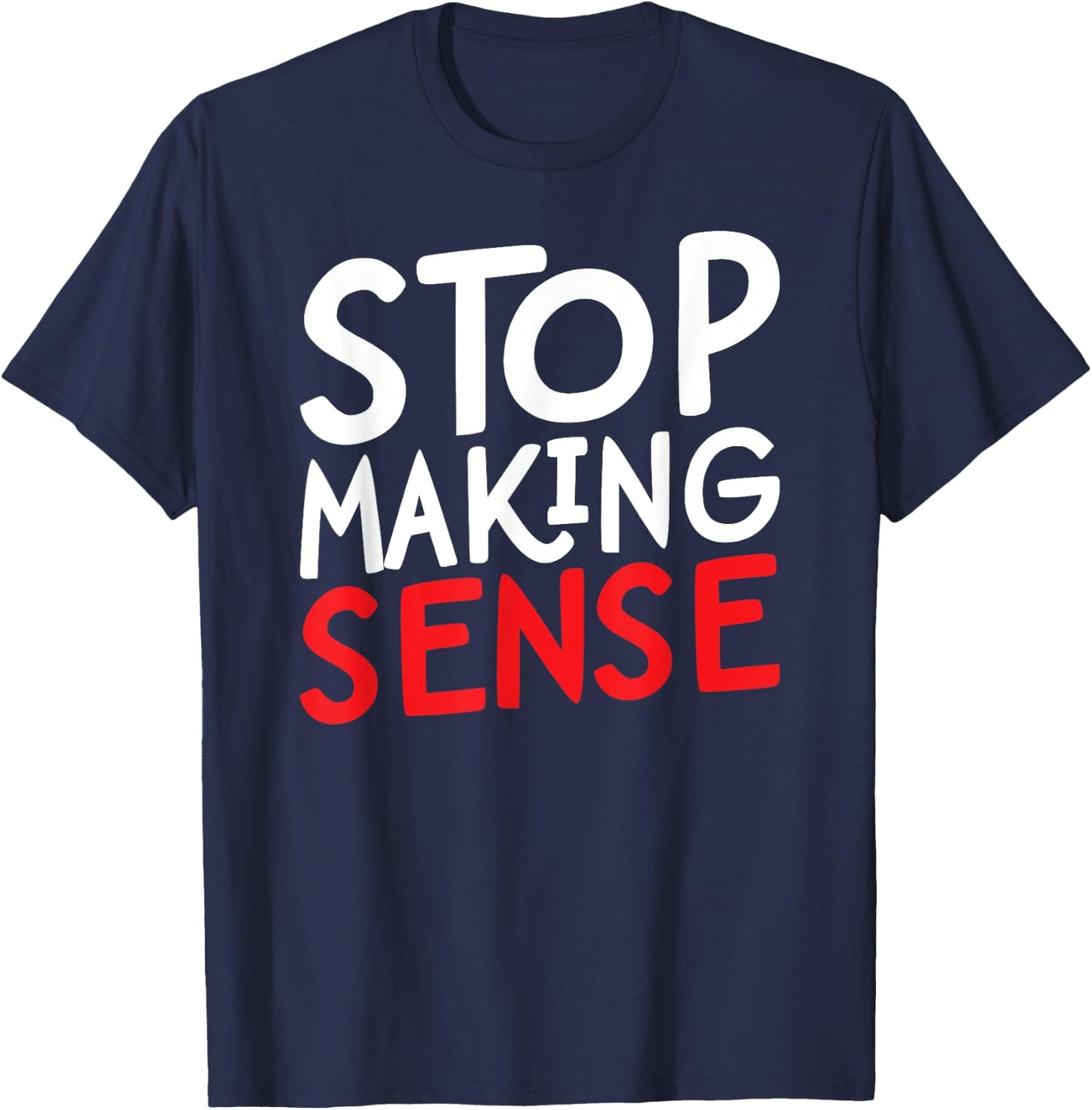 Talking Heads Stopping Make Sense T-Shirt - T-Shirt | Navy
