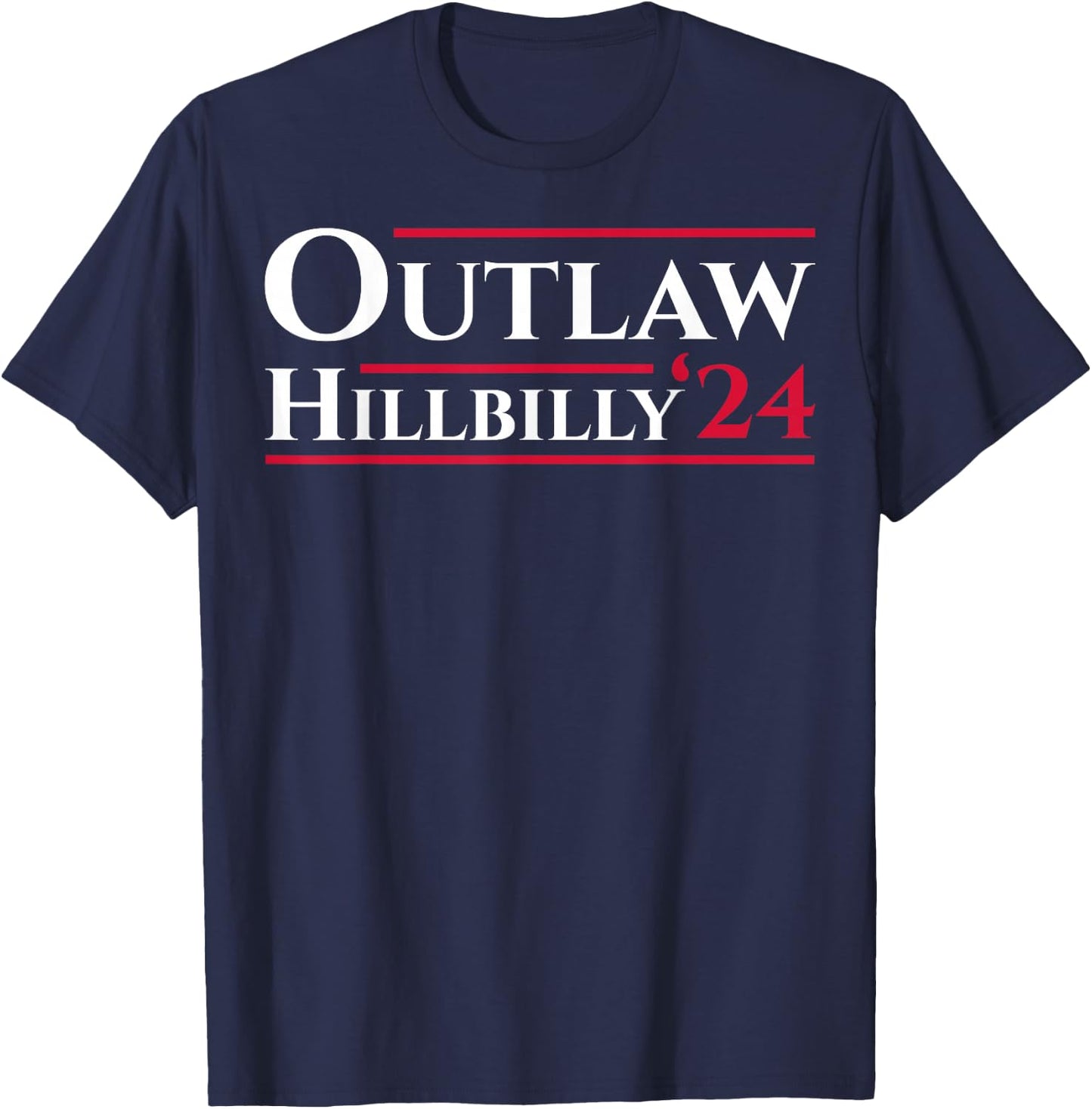 Outlaw Hillbilly 24 T-Shirt - T-Shirt | Navy