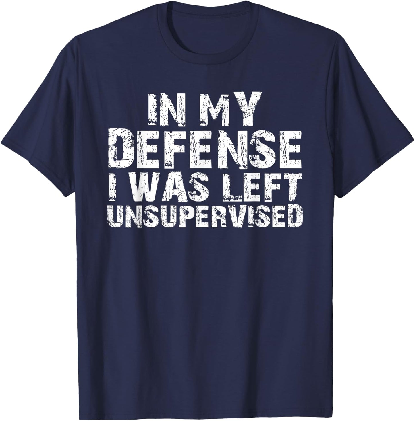 Funny Men Women Sarcastic Adult Humor Novelty Graphic T-Shirt - T-Shirt | Navy
