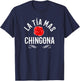 La Tia Mas Chingona Spanish Aunt Rose Flower T-Shirt - T-Shirt | Navy