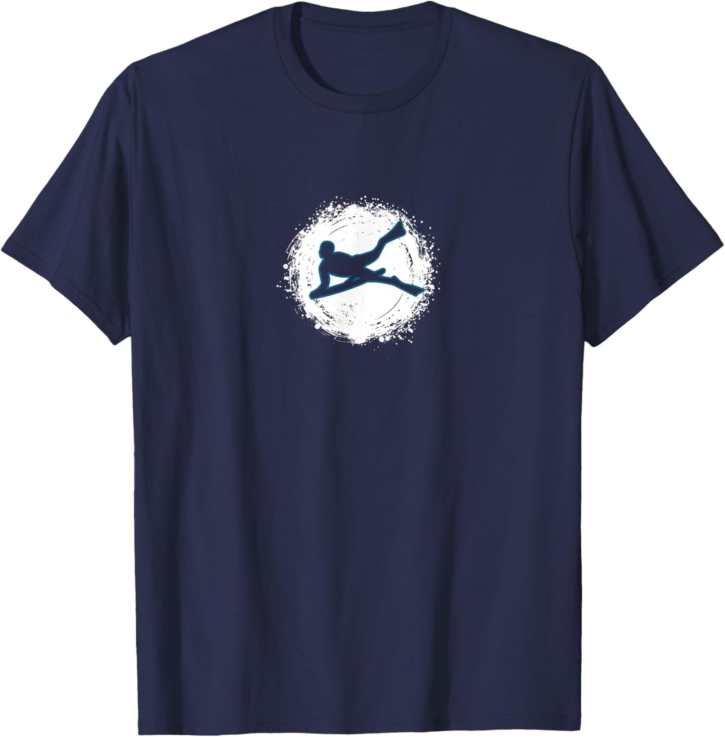 Minimalist Bodyboard Vintage Bodyboarding Graphic T-Shirt - T-Shirt | Navy