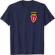 25th Infantry Division - 25th ID Airborne (ABN) Patch T-Shirt - T-Shirt | Navy