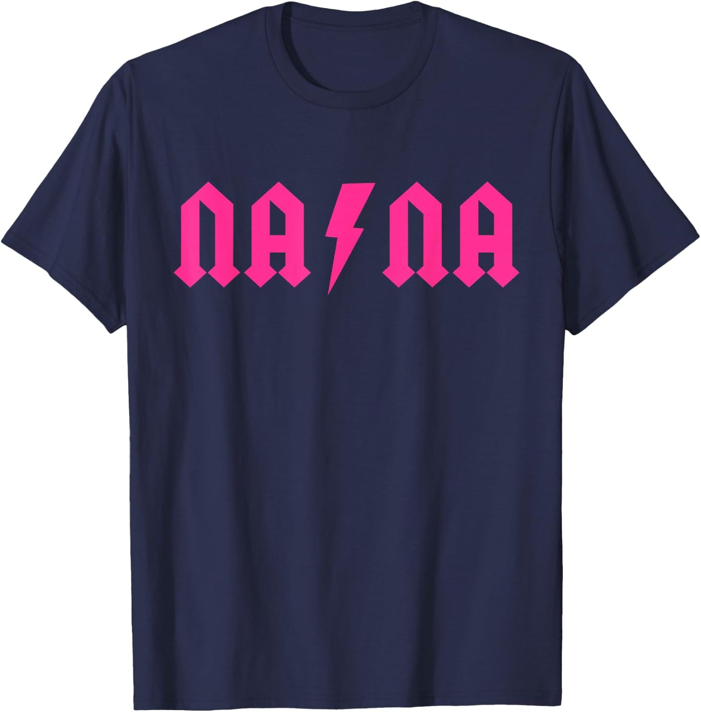 Rock n Roll Nana Birthday Rock Star Matching Family T-Shirt - T-Shirt | Navy