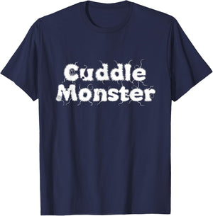 Cuddle Monster shirt love boyfriend girlfriend T-Shirt - T-Shirt | Navy