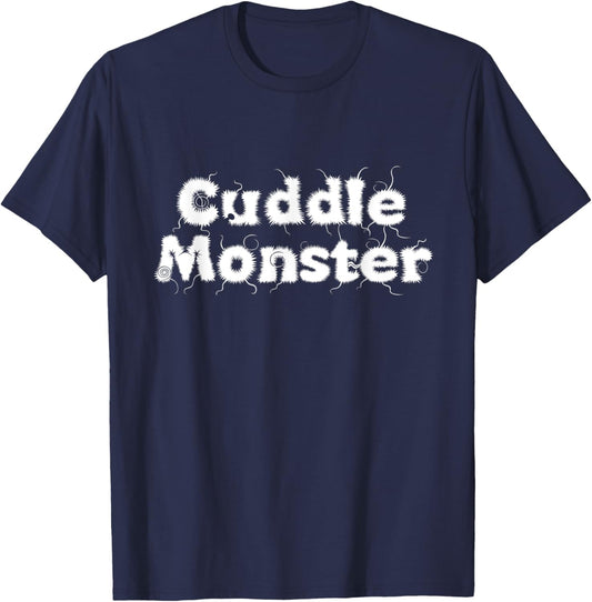 Cuddle Monster shirt love boyfriend girlfriend T-Shirt - T-Shirt | Navy