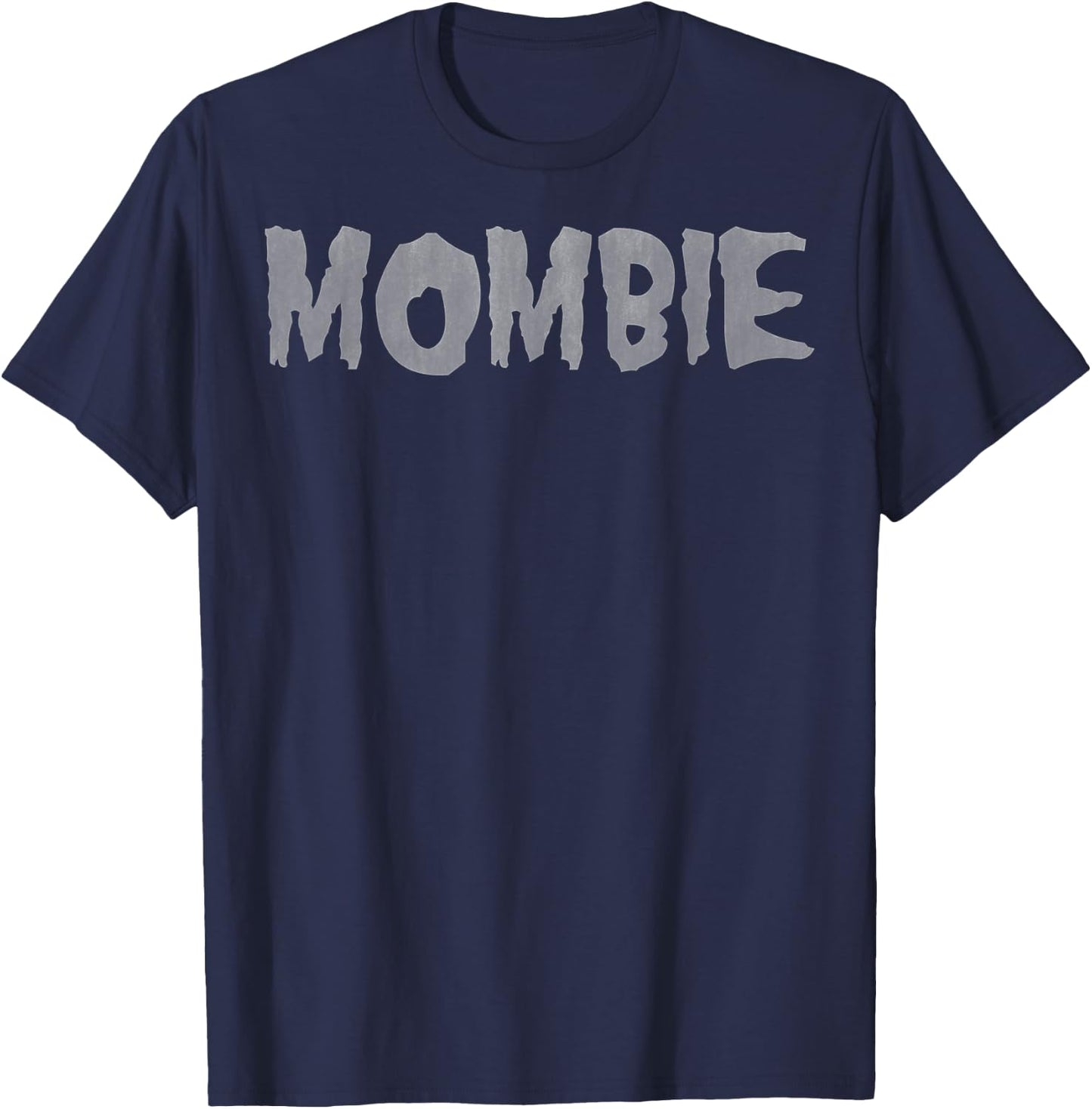 Halloween Mombie Zombie Spooky Mom T-Shirt - T-Shirt | Navy