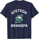 Stetson University Hatters Arched Grandpa T-Shirt - T-Shirt | Navy