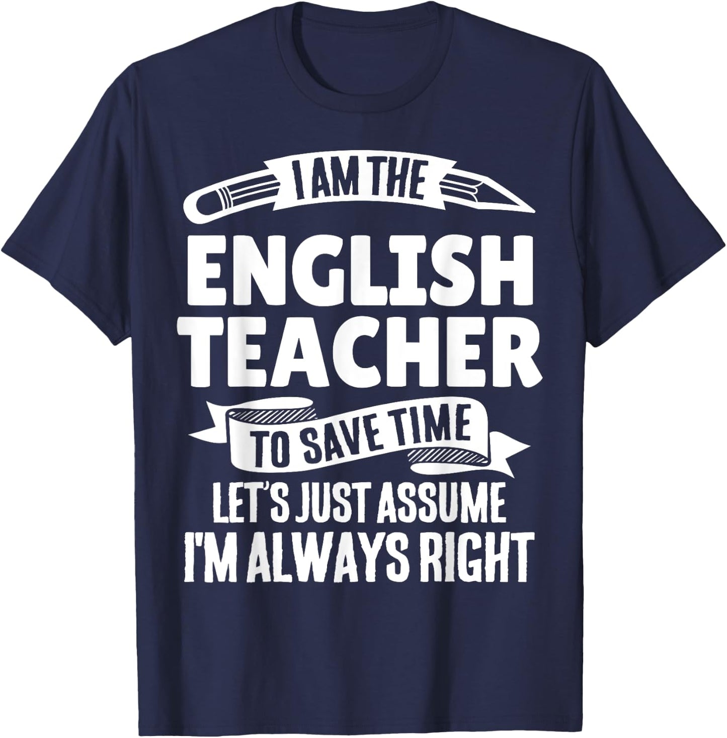 English Teacher - Of Course I'm Awesome! Women T-Shirt - T-Shirt | Navy