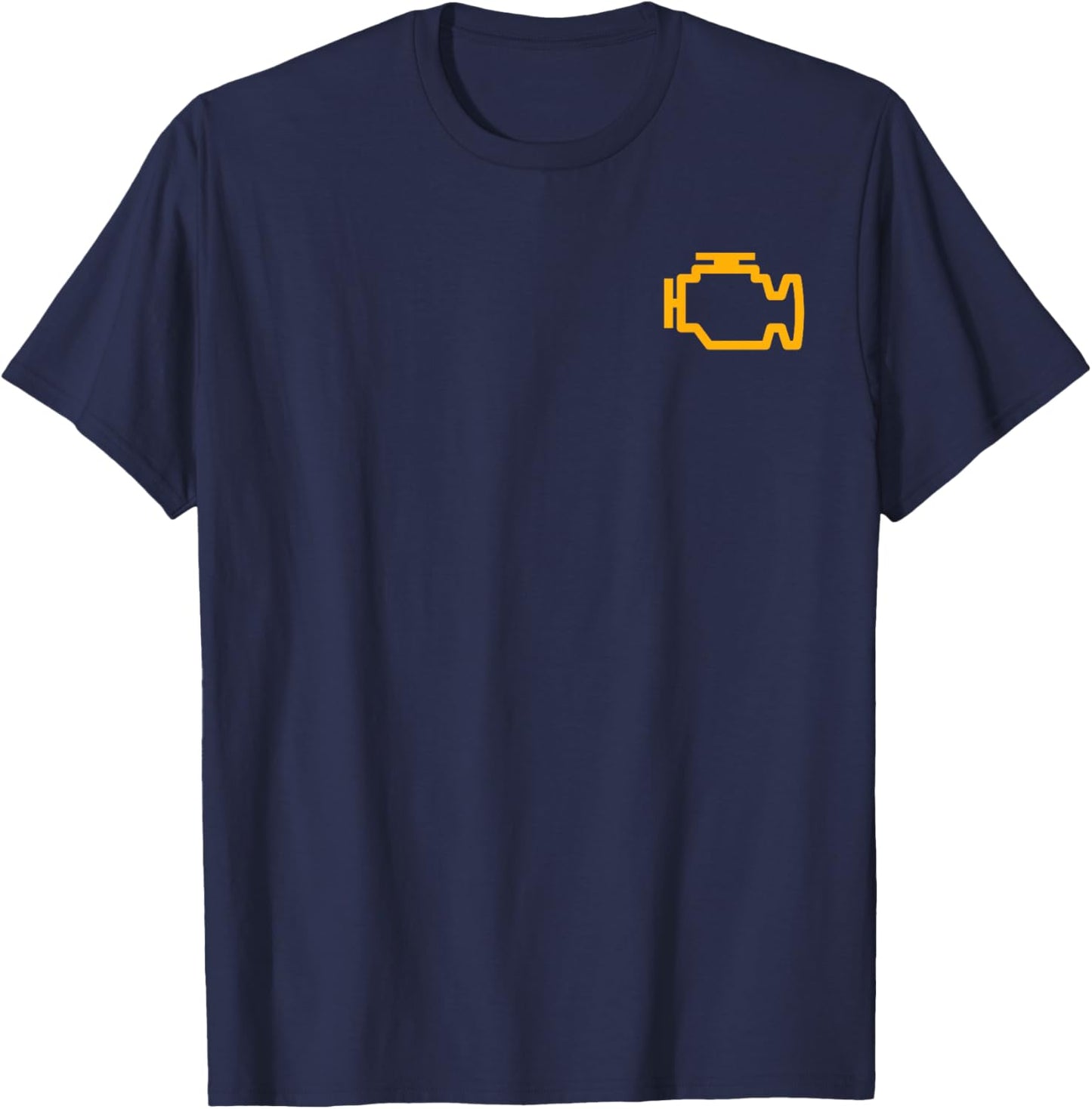 Check Engine Light T-Shirt - T-Shirt | Navy