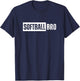 Kids Softball Brother Toddler Bro T-Shirt - T-Shirt | Navy