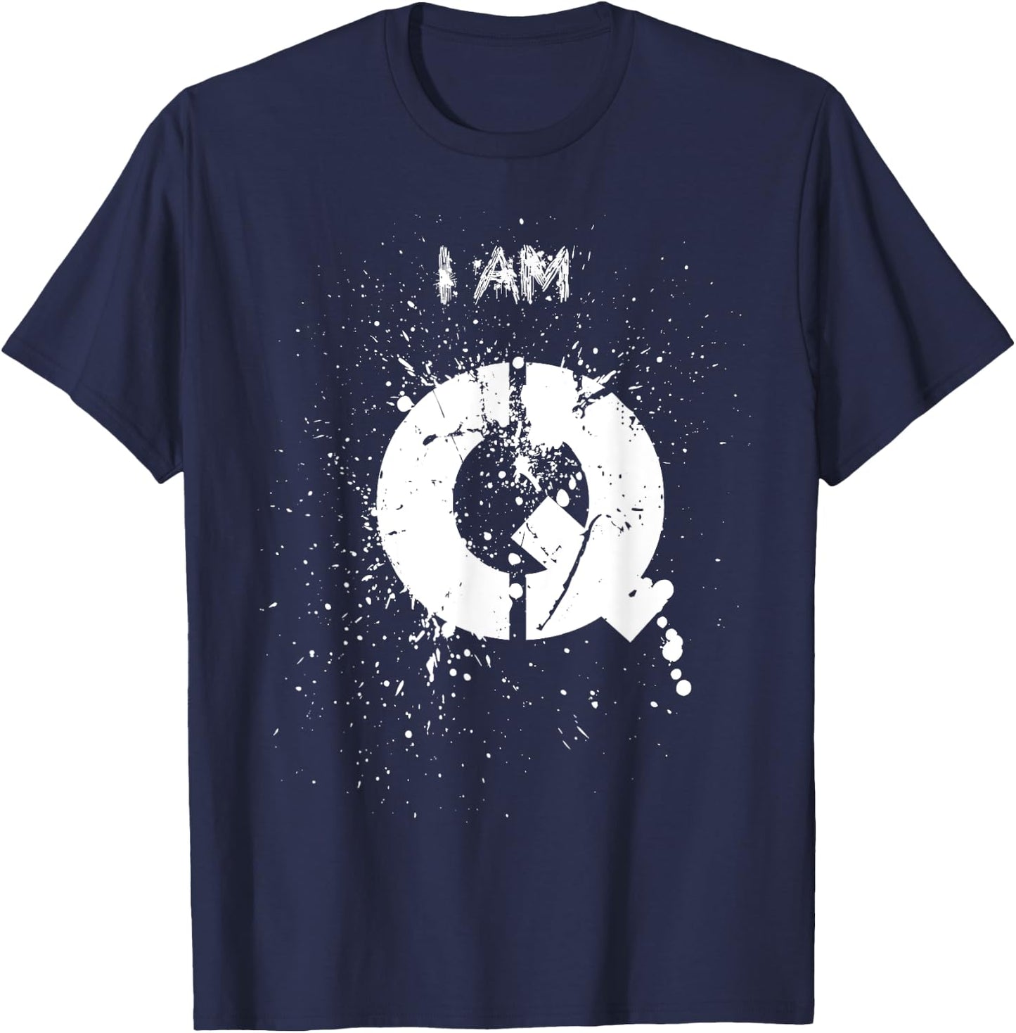 Unicorns and A-holes - Nerd Stuff i am q T-Shirt - T-Shirt | Navy