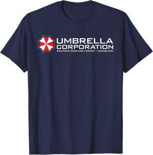 Umbrella Corporation Logo T-Shirt - T-Shirt | Navy
