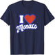 I Love Monaco T-Shirt - T-Shirt | Navy