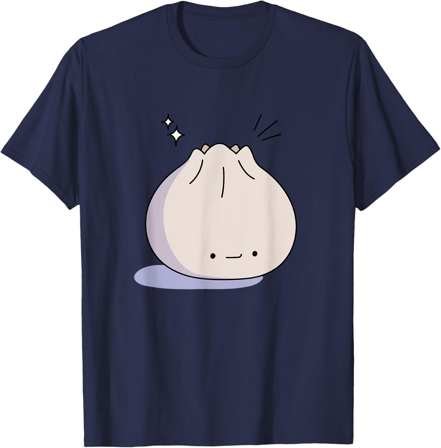 Kawaii Soup Dumpling T-Shirt - T-Shirt | Navy
