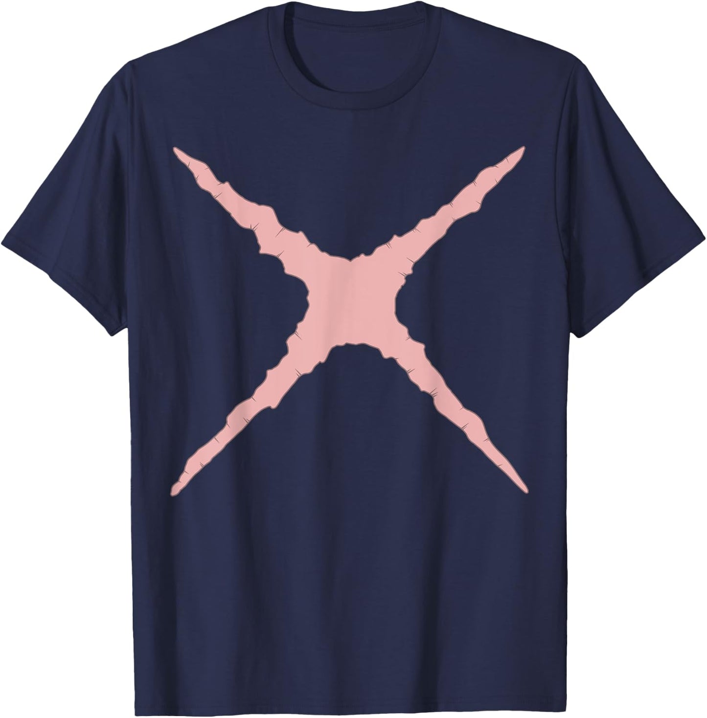 Anime Cosplay Anime Costume Anime Training Scar Anime Gym T-Shirt - T-Shirt | Navy