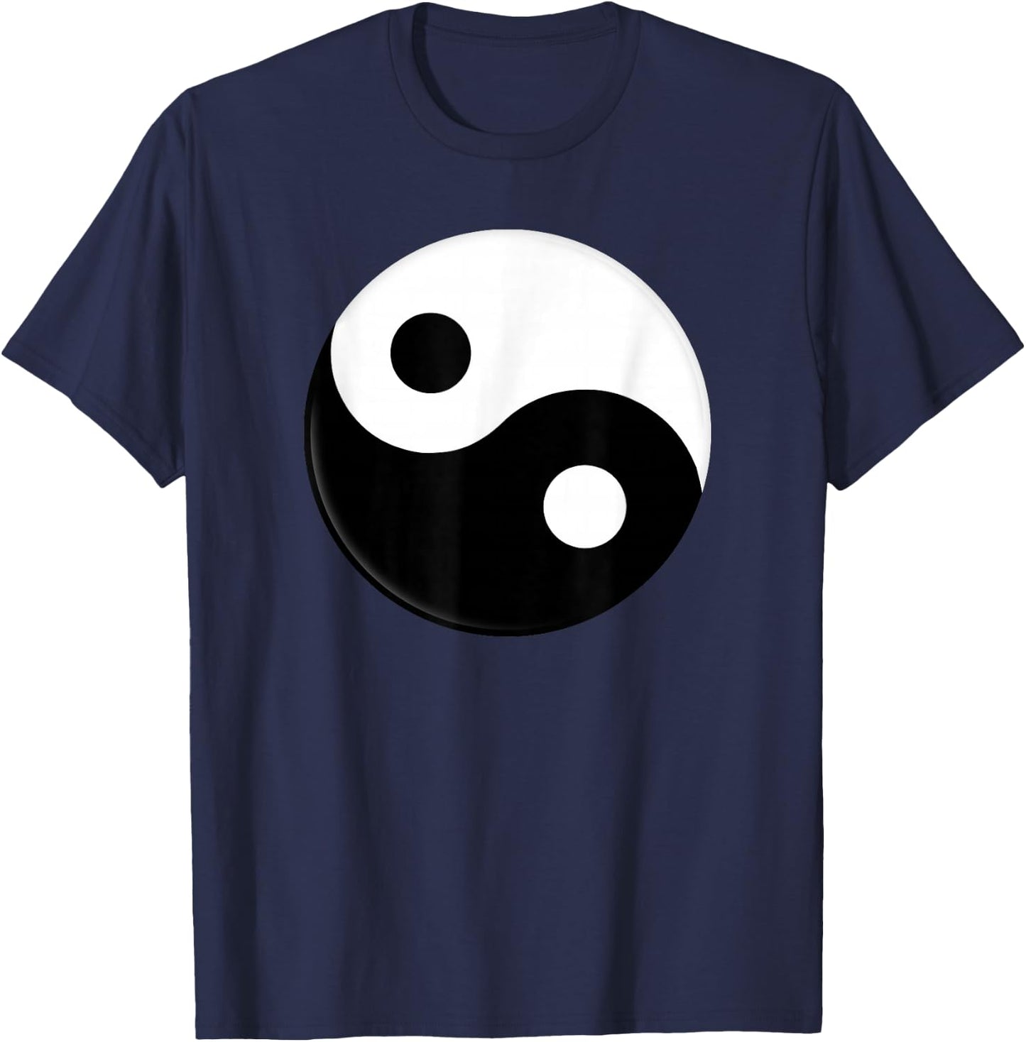 Yin Yang Classic Black White Symbol Vintage Chinese Gift T-Shirt - T-Shirt | Navy