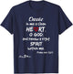 Create in me a clean heart... Psalm 51:10 Christian T-Shirt - T-Shirt | Navy