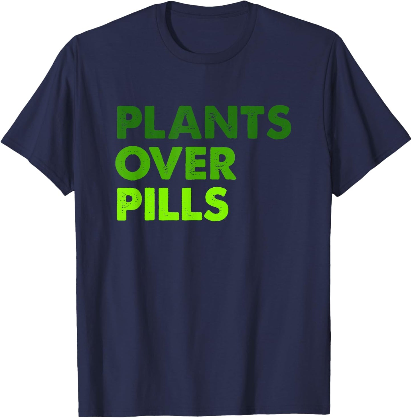 Plants Over Pills Apparel T-Shirt - T-Shirt | Navy