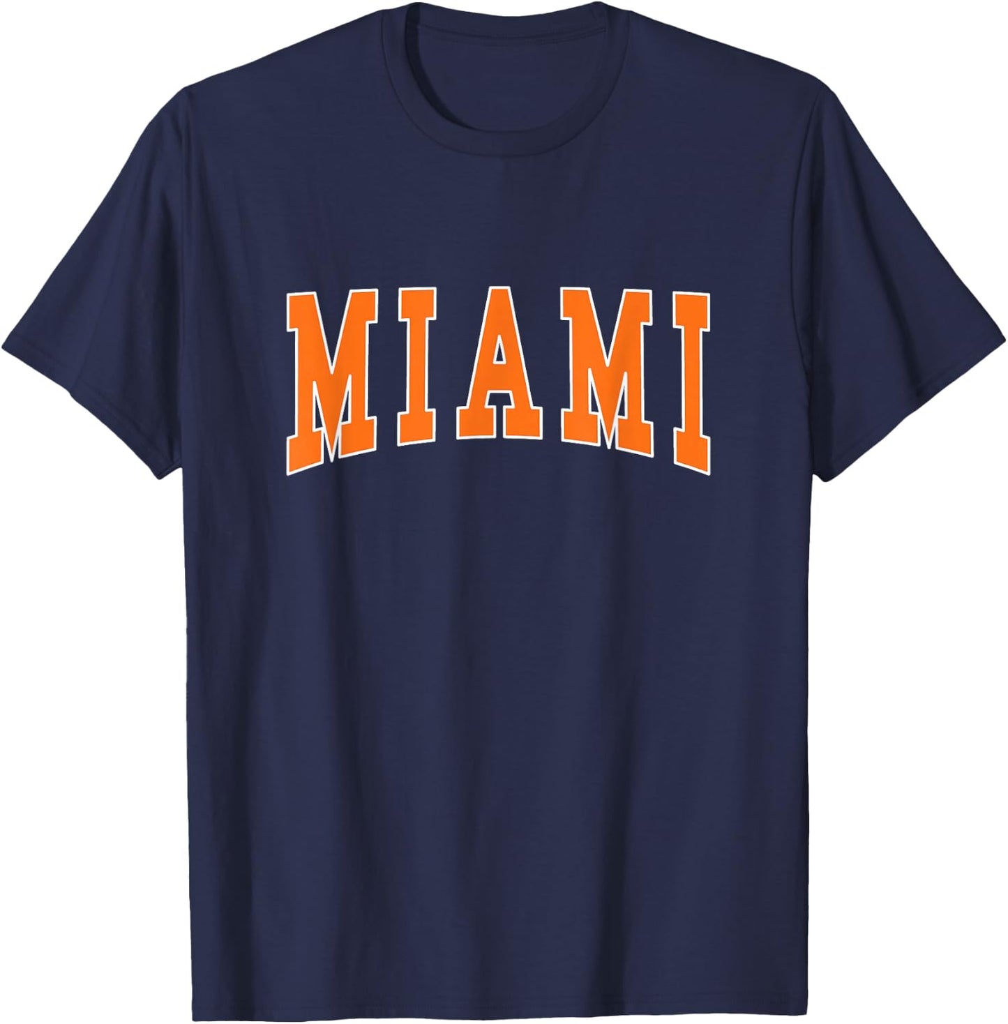 MIAMI - Throwback Design - Classic T-Shirt - T-Shirt | Navy