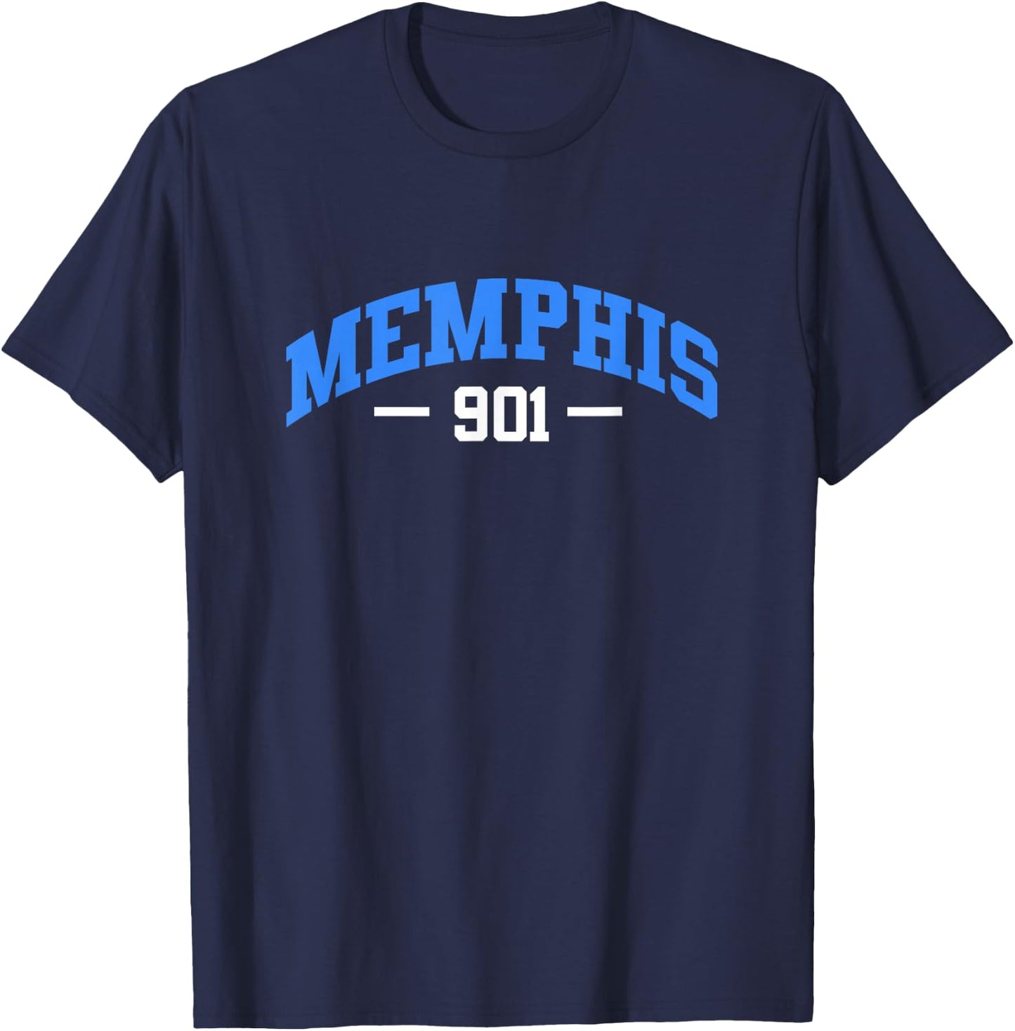 Memphis 901 Area Code Tennessee State T-Shirt - T-Shirt | Navy