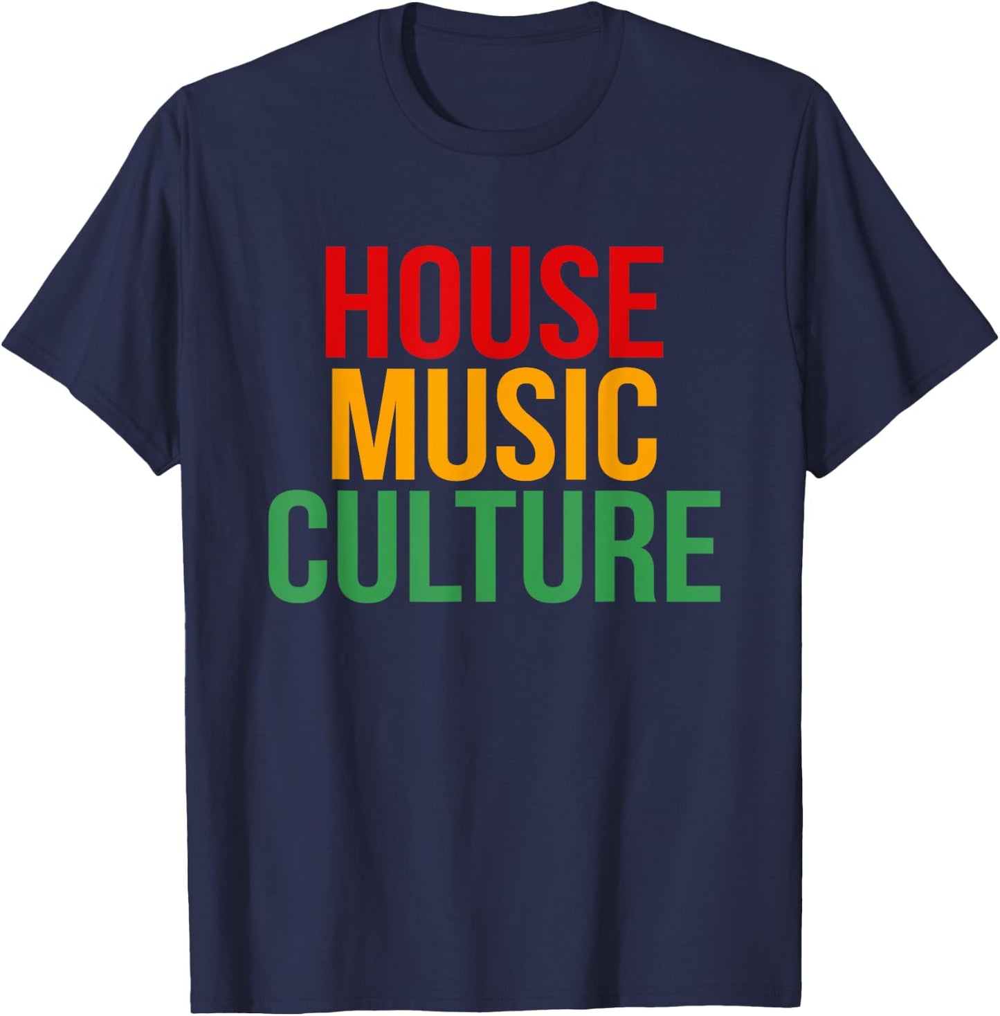 House Music Culture - EDM DJ T-Shirt - T-Shirt | Navy