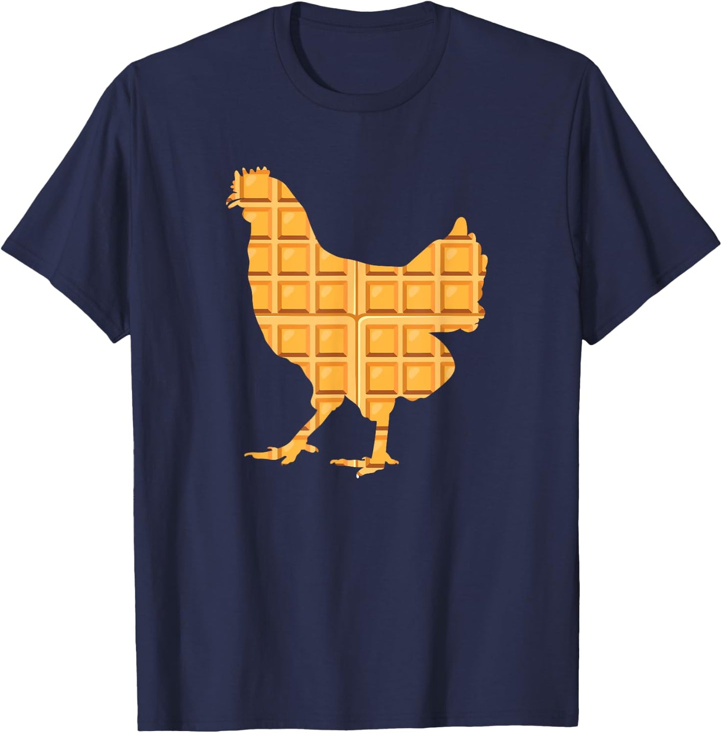 Chicken Waffles for Chicken & Waffle Lover T-Shirt - T-Shirt | Navy