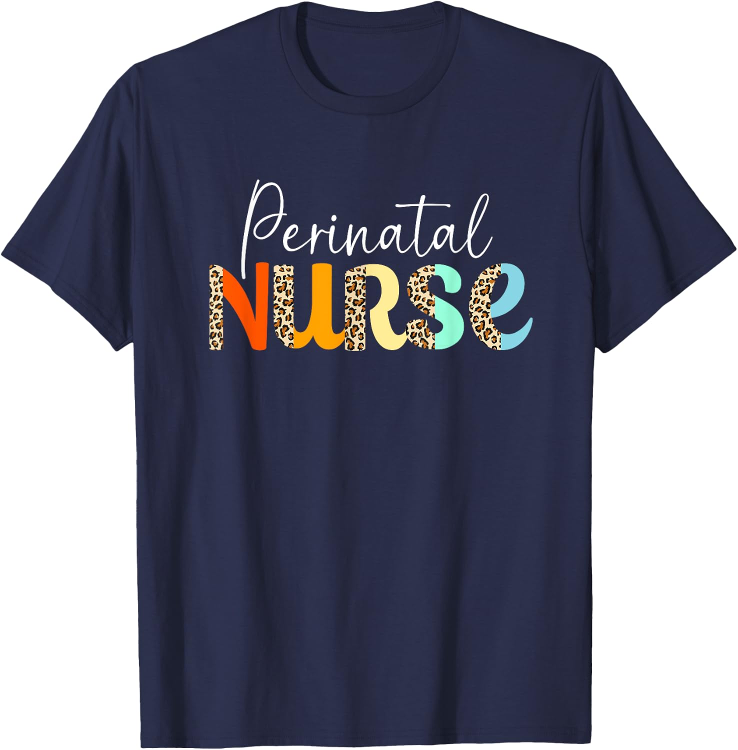 Gynecologist Obgyn Pregnancy Crew Perinatal Nurse T-Shirt - T-Shirt | Navy