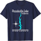 GeoGearCo Brookville Lake - Indiana - Adult - Black - Small - Short Sleeve - Classic Fit - - Classic Style - Polyester 100% - Camping, Hiking, Nature Lovers T-Shirt - T-Shirt | Navy