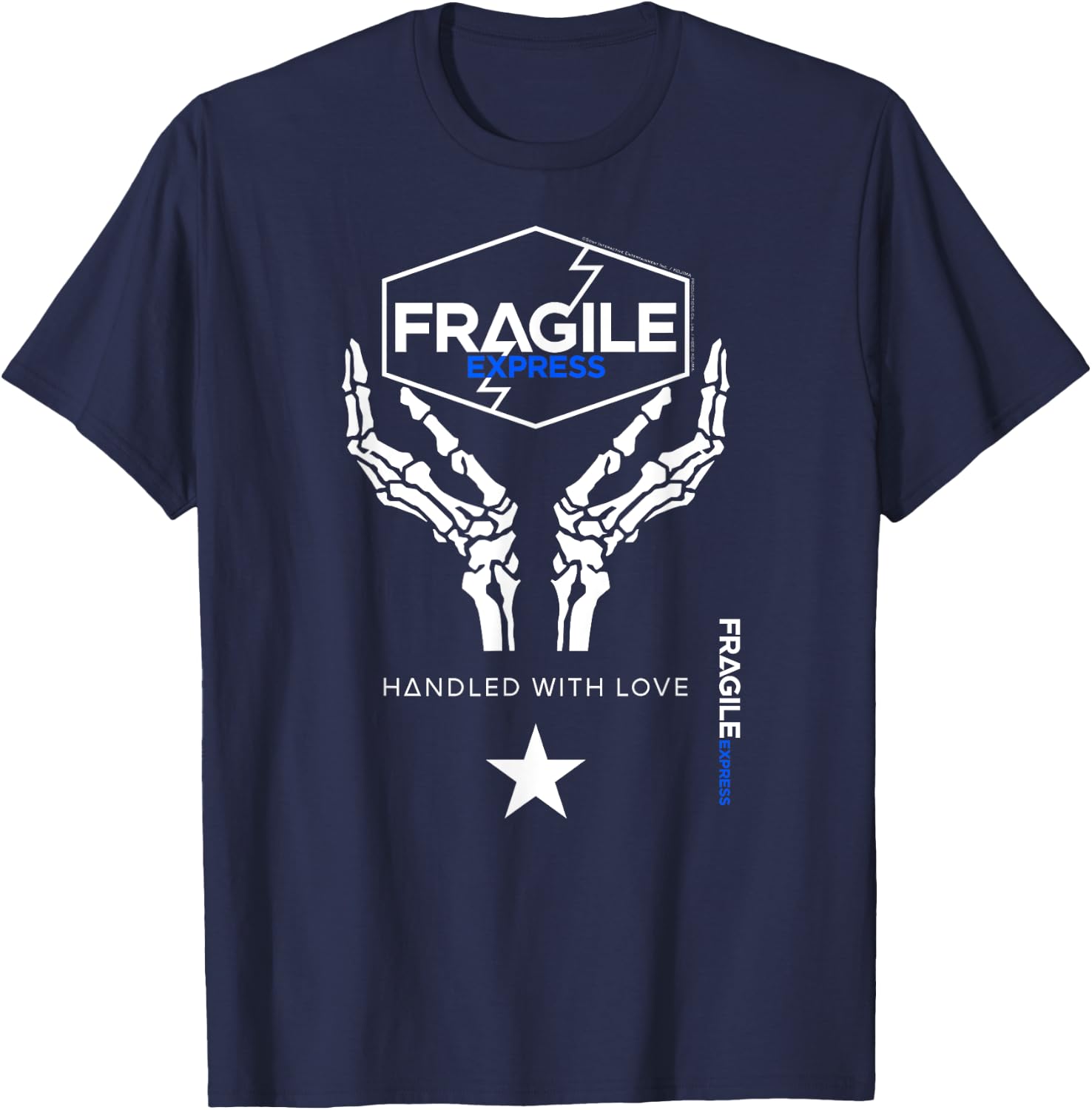 Death Stranding Fragile ExpressVideo Gaming Merch T-Shirt - T-Shirt | Navy