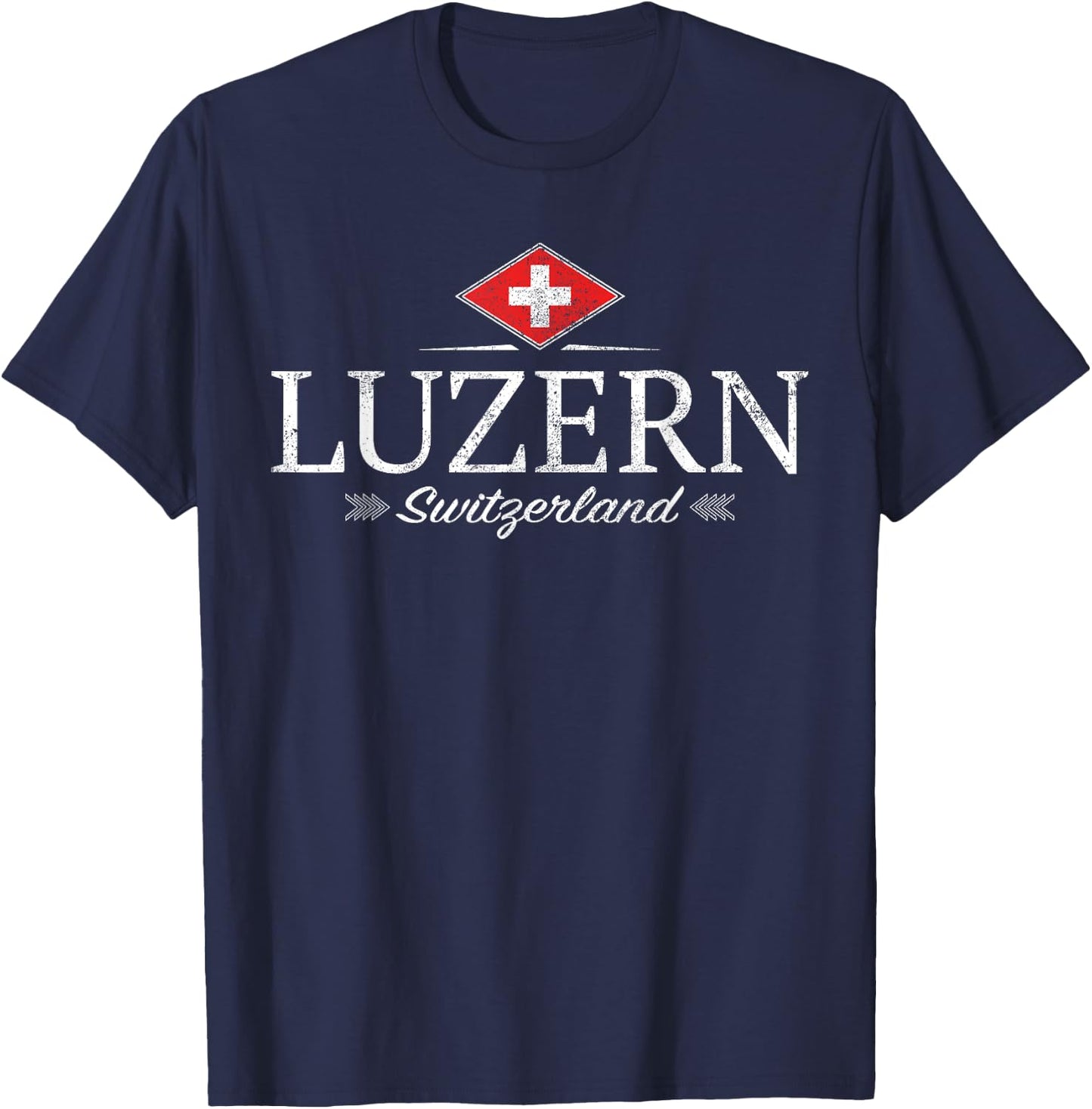Lucerne / Luzern Switzerland T-Shirt - T-Shirt | Navy