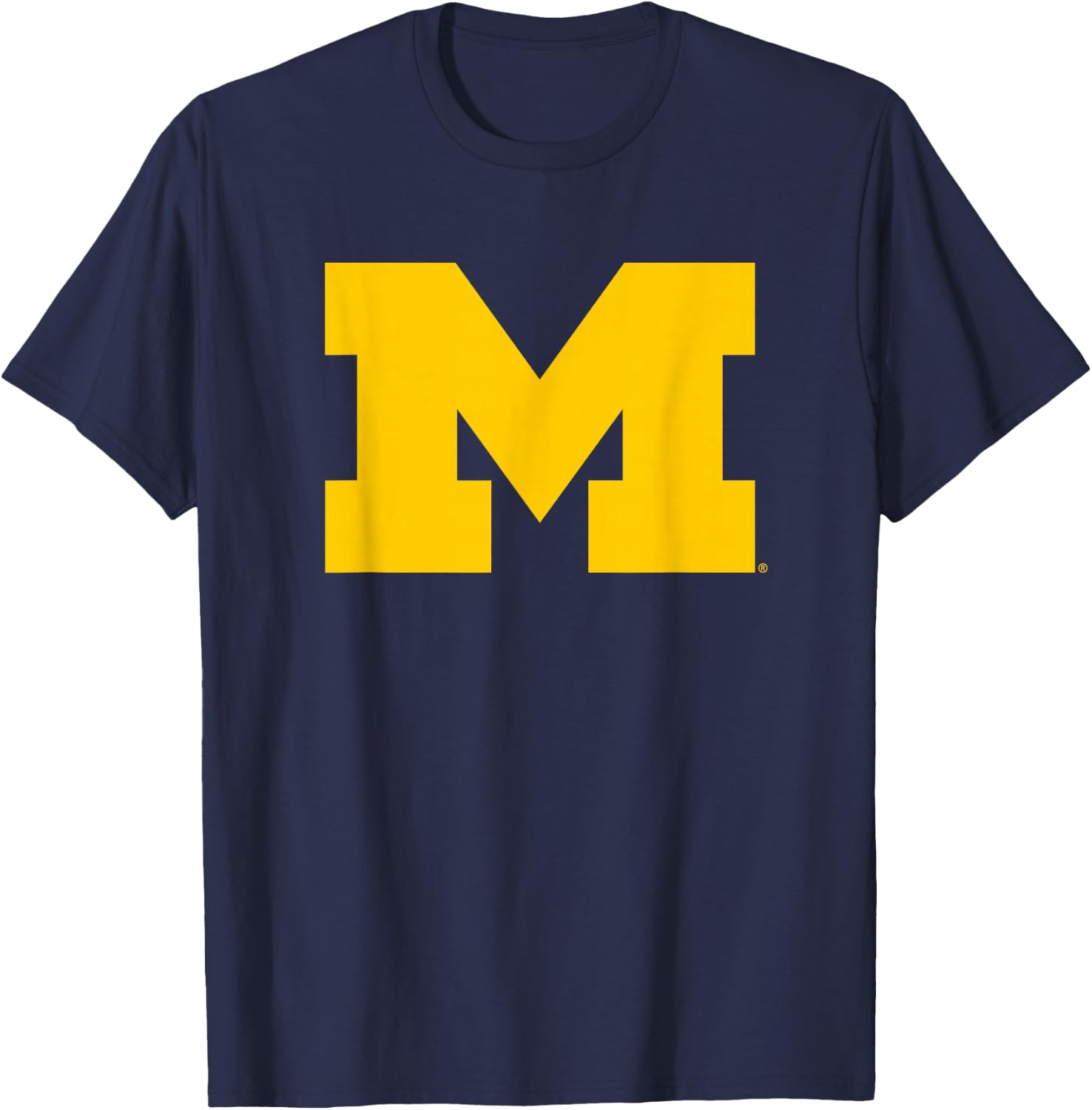 University of Michigan Wolverines U of M Primary Logo T-Shirt - T-Shirt | Navy