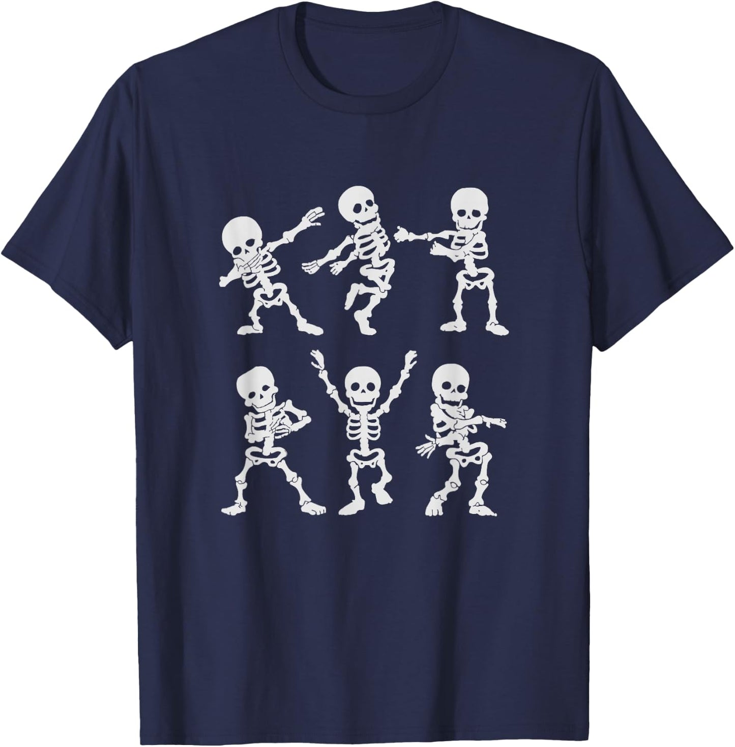 Dancing Skeletons Halloween Kids Costume Party T-Shirt - T-Shirt | Navy