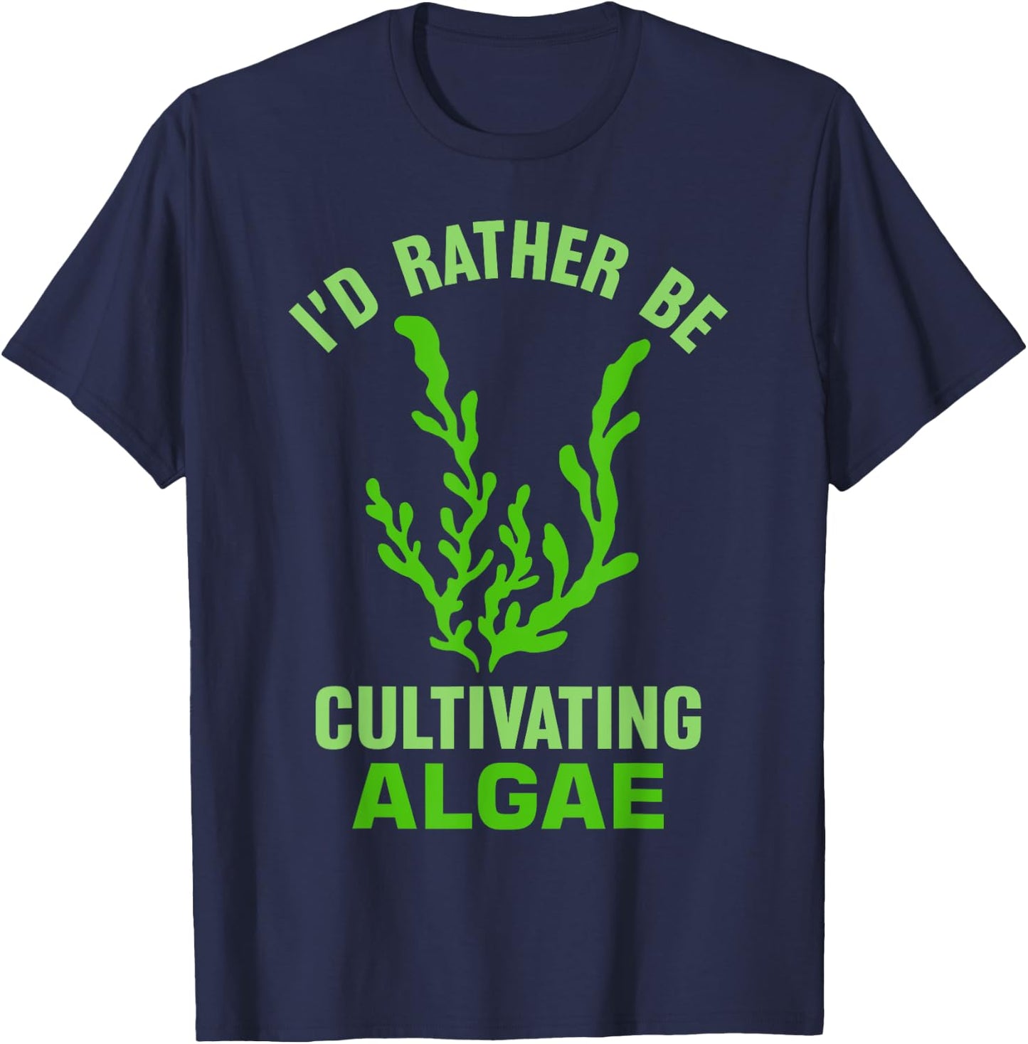 Seaweed Design for Algae Lovers T-Shirt - T-Shirt | Navy