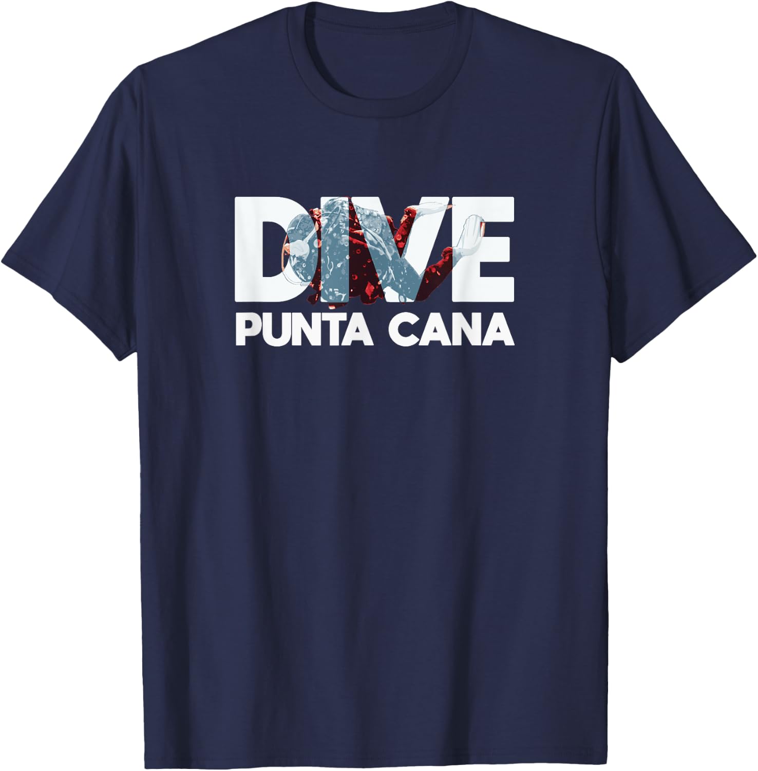 DIVE Punta Cana Diver T-Shirt - T-Shirt | Navy