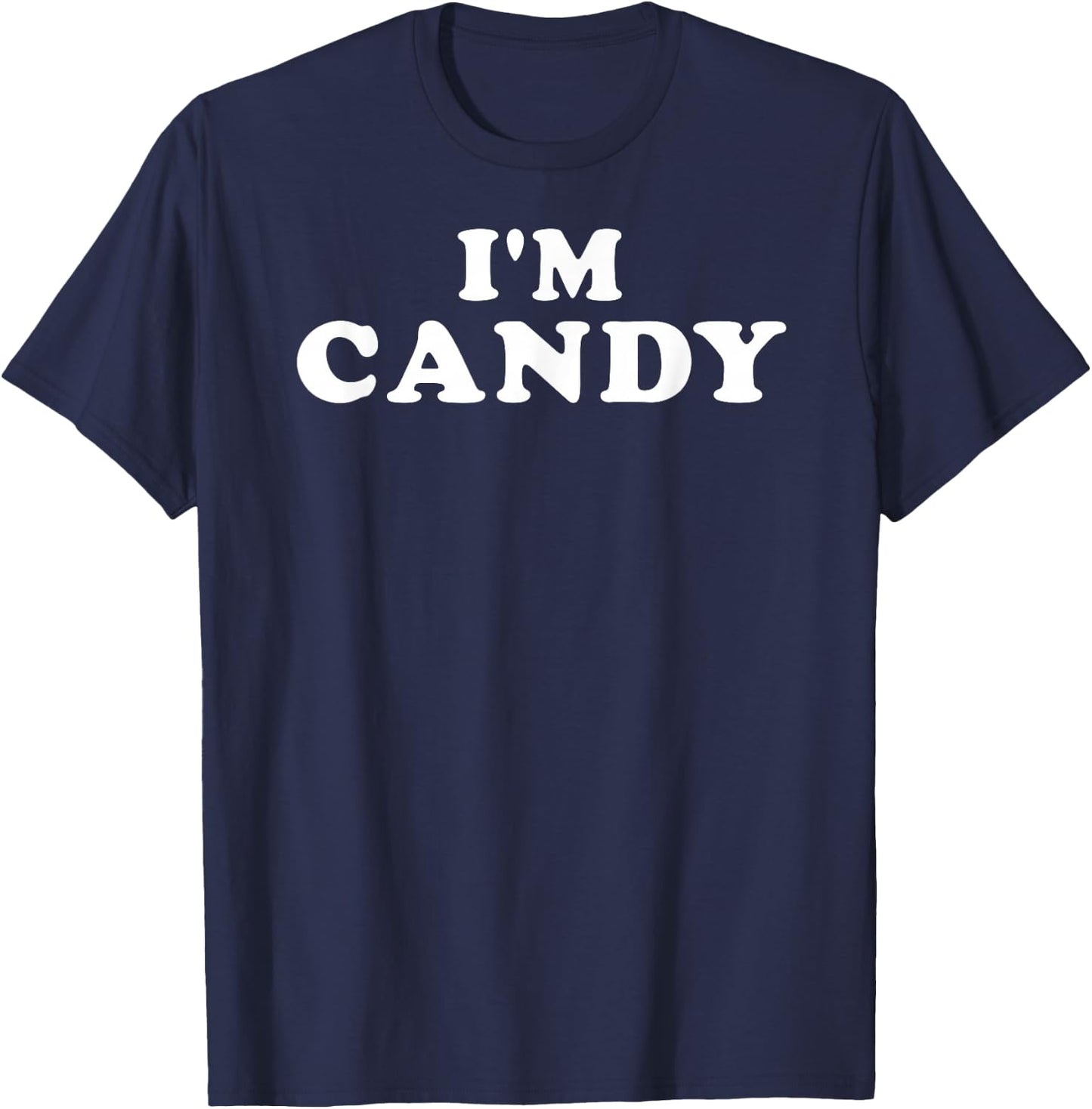 I'm Candy, My Name Is Candy, I am Candy, Personalized T-Shirt - T-Shirt | Navy