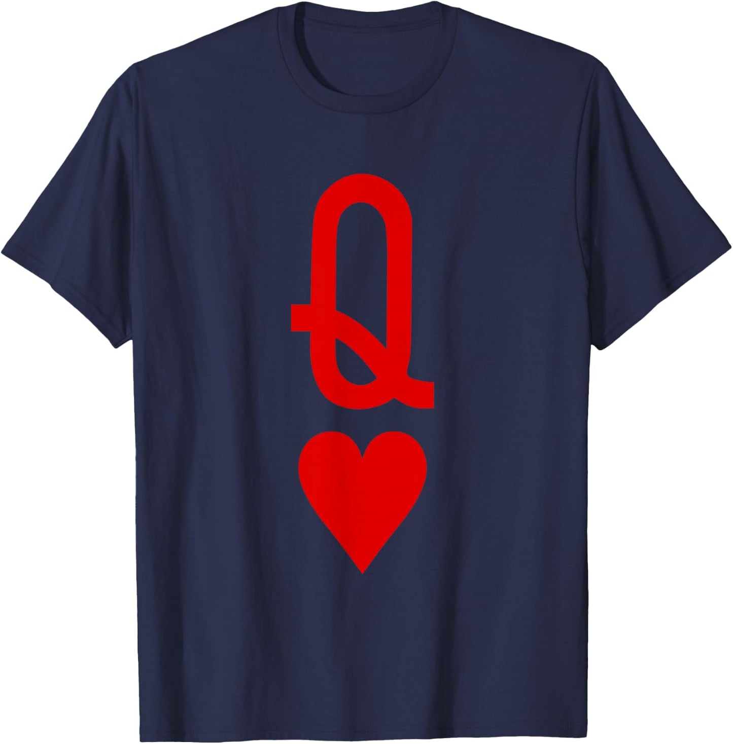 Queen of Hearts T-Shirt - T-Shirt | Navy